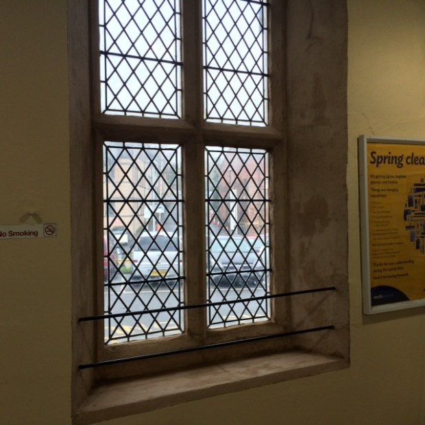 Note the moisture starting to travel from the substrate in the newly restored reveals